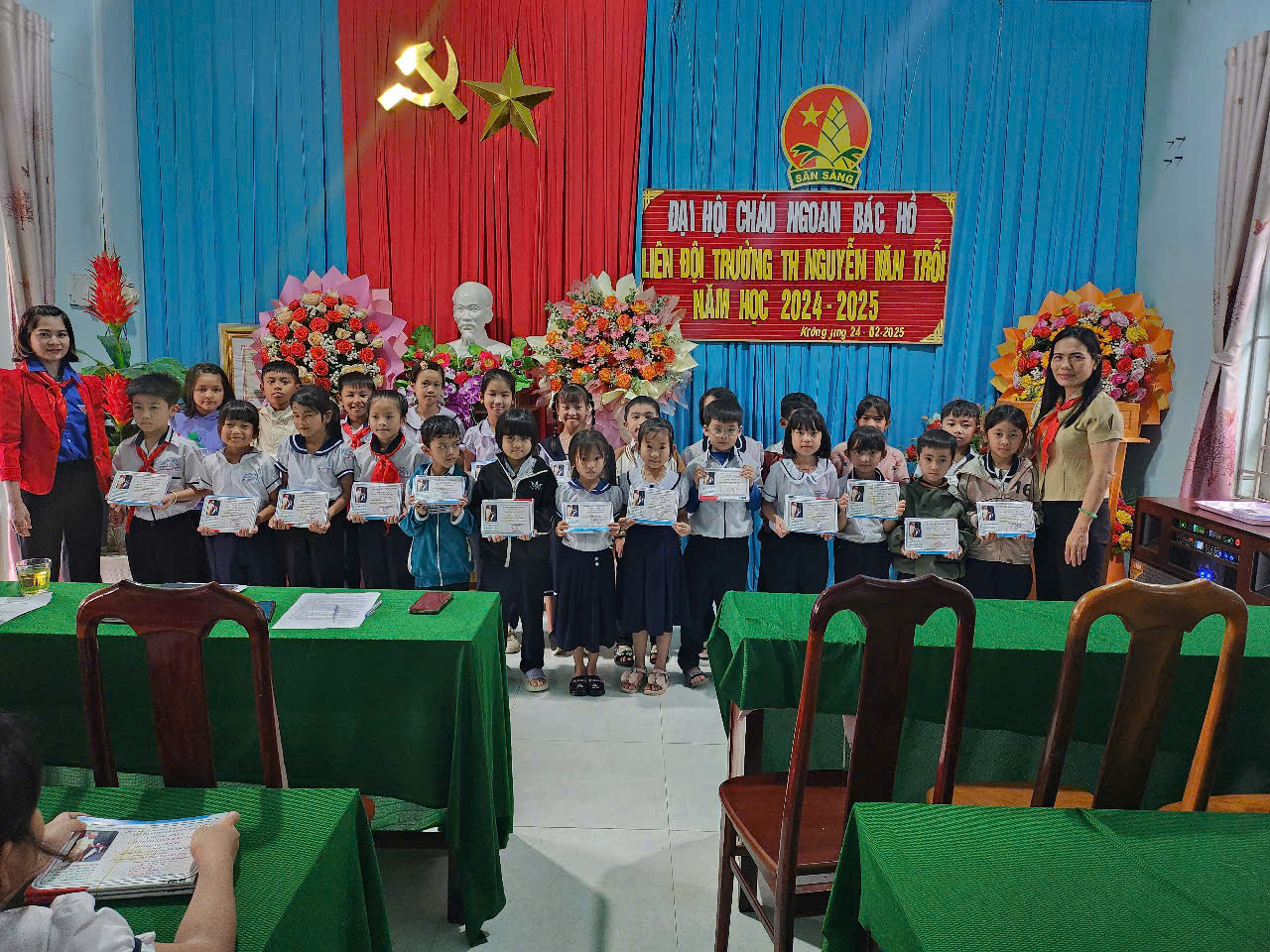 ĐẠI HỘI CHÁU NGOAN BÁC HỒ NĂM HỌC 2024 – 2025