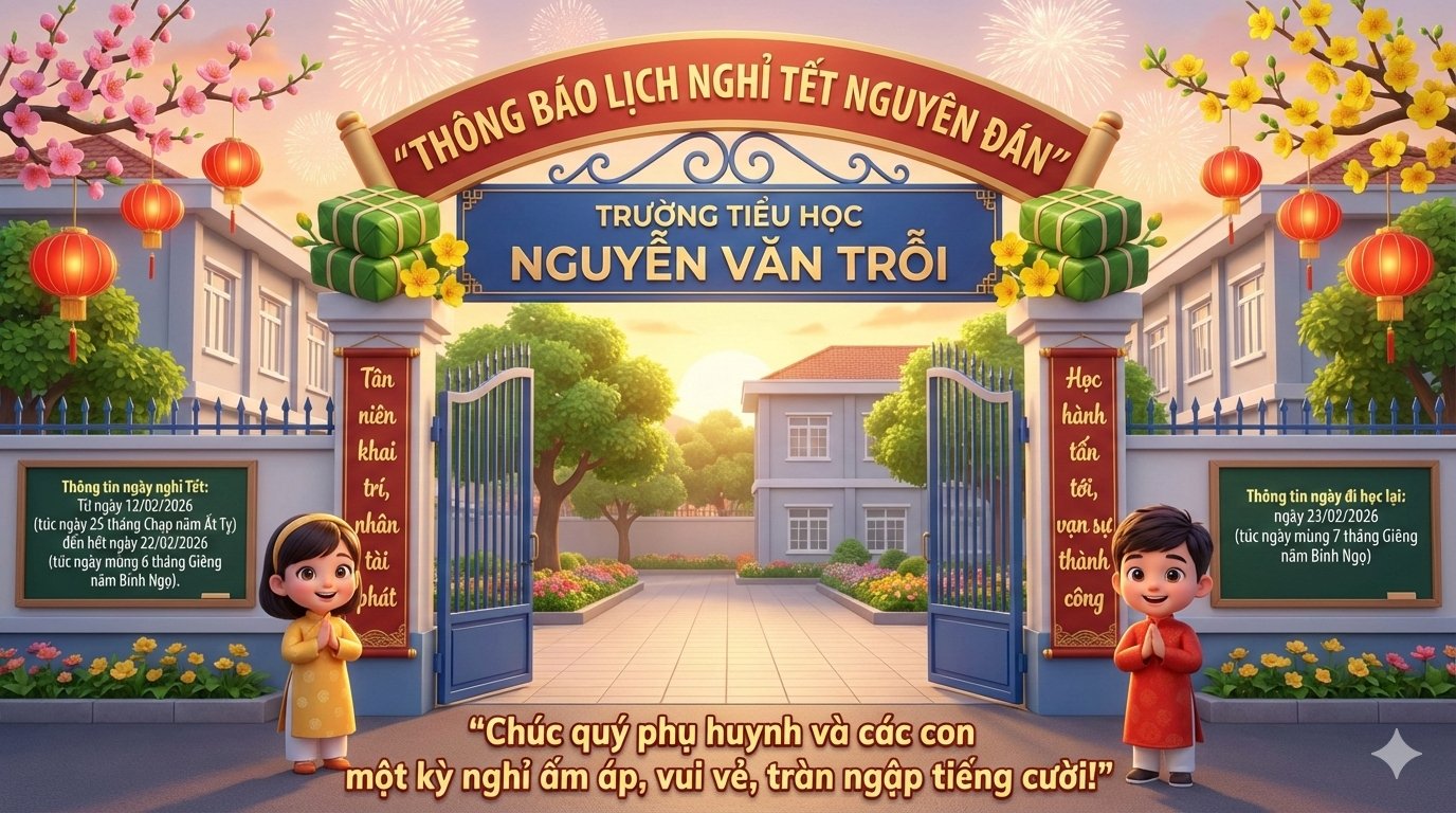 THÔNG BÁO NGHỈ TẾT NGUYÊN ĐÁN